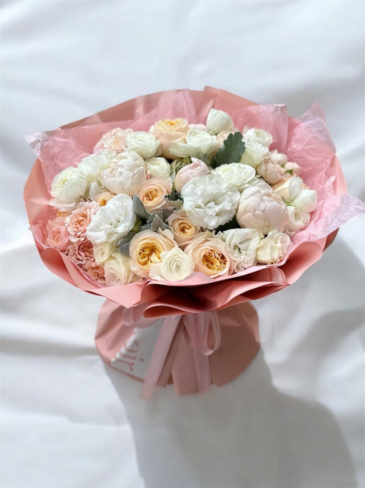 “Blush Garden” Flower Bouquet