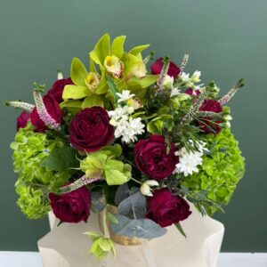 Royal Emerald & Ruby Vase