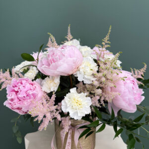 "Blushing Peony Dream" Vase