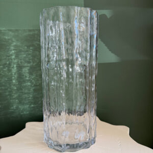 Textured Glass Vase 12 Inch